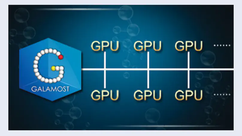 Employing multi-GPU power for molecular dynamics simulation:an extension of GALAMOST