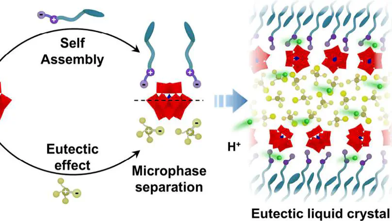 Nanocluster-Based Liquid Crystal Electrolytes for Deformation-Responsive Proton Conductors