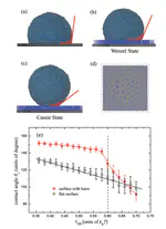 Tuning surface wettability by designing hairy structures